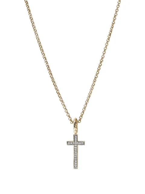 John Hardy 14K yellow gold JH Essential Cross necklace Gold NGGX9893882DI
