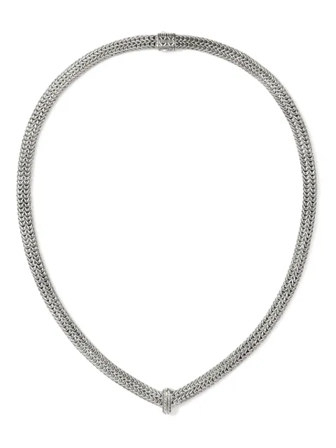 John Hardy sterling silver Icon Link diamond necklace Silver NBP989352DI