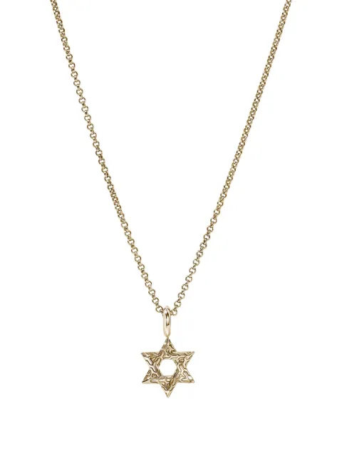 John Hardy 14K yellow gold JH Essential Star of David necklace Gold NGG989399