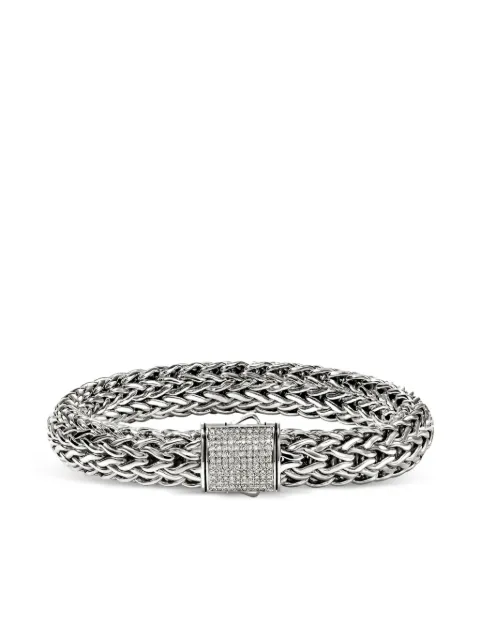 John Hardy sterling silver Icon diamond bracelet Silver BUP9994042DI