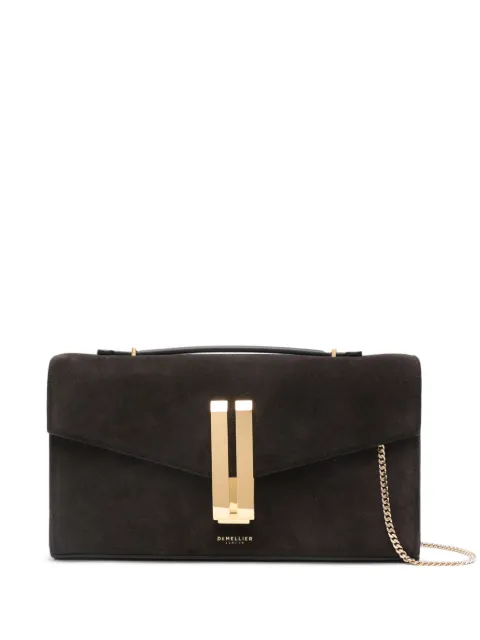 DeMellier Vancouver suede clutch bag Brown N105THEVANCOUVERCLUTCHDARKCHOCOLATE