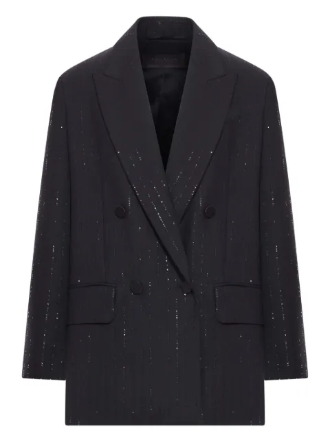 Max Mara Appia double-breasted blazer Black 2521046044600