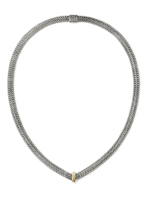 John Hardy sterling silver and 14K yellow gold Icon Link necklace Silver NZZ98935