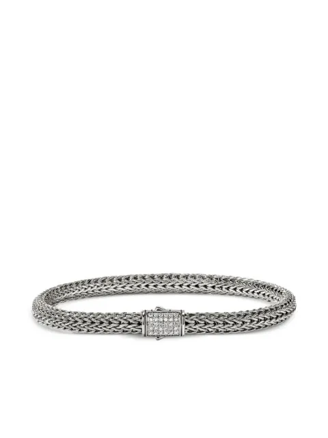 John Hardy sterling silver Icon diamond bracelet Silver BUP9900962DI