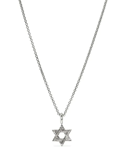 John Hardy sterling silver JH Essential Star of David necklace Silver NB989399