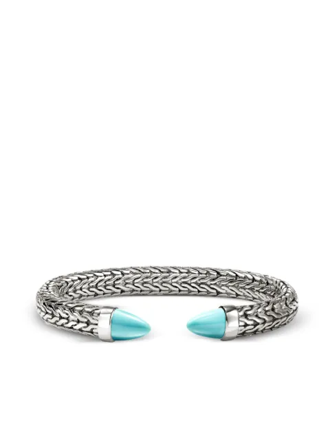 John Hardy sterling silver Spear 50 turquoise bracelet Silver CBS987961TQ
