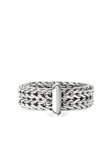 John Hardy sterling silver Icon Link Bar ring Silver RB98736