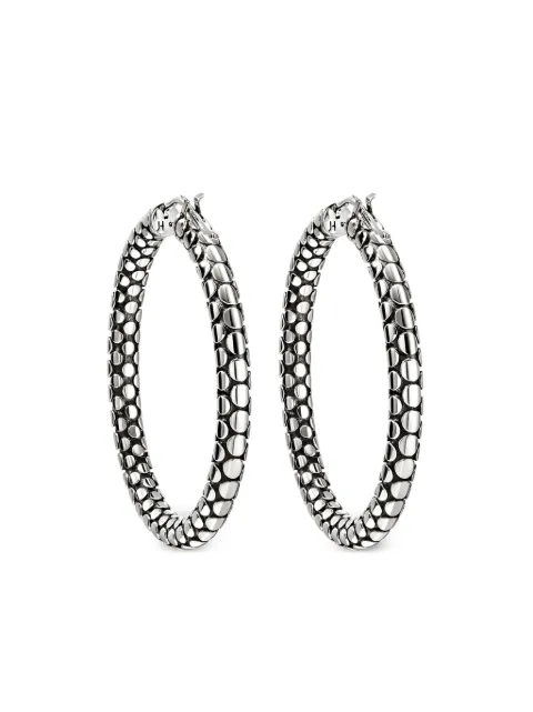 John Hardy sterling silver Dot Hoop earrings Silver EB30177