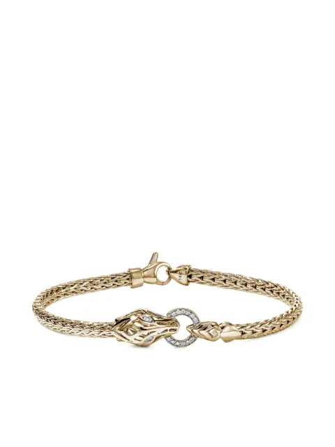 John Hardy 14K yellow gold Naga diamond bracelet Gold BUGGX603752DI