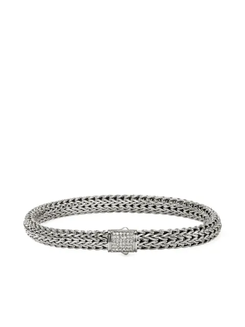 John Hardy sterling silver Icon diamond bracelet Silver BUP9909042DI