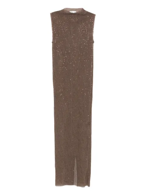 L'IDÉE Dirty Martini maxi dress Grey DIRTYMARTINIDRESS