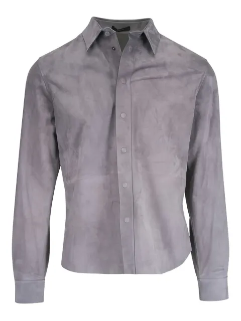 TOM FORD classic-collar shirt Grey LJS016LMS028IG880