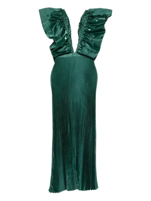 L'IDÉE Ventoux maxi dress Green VENTOUXGOWN