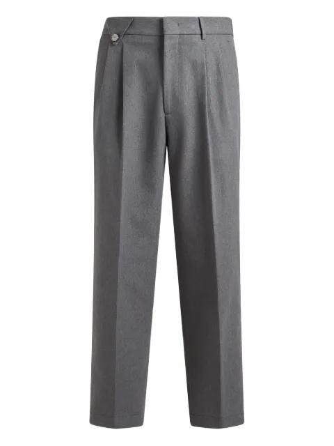 ETRO button pleated wool trousers Grey MRED001799TUEL7N0701