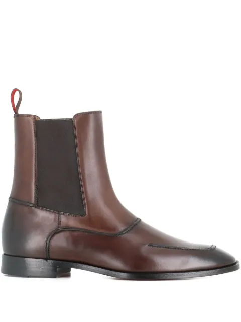 Christian Louboutin Serchelsea leather boots Brown SERCHELSEAFLAT