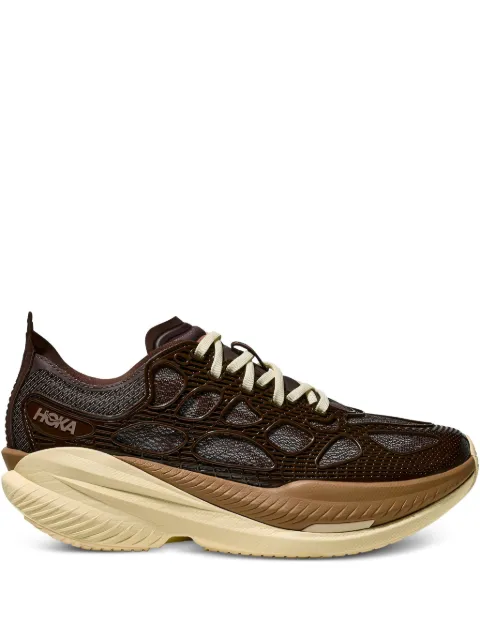 HOKA Mach X Caged lace-up sneakers Brown 1168932WNTM