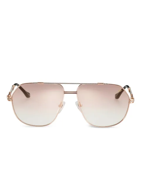 Vintage Frames Company Double Rope pilot-frame sunglasses Pink VFBS20010
