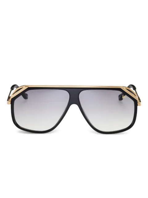 Vintage Frames Company Eastwood pilot-frame sunglasses Black MPEW20001