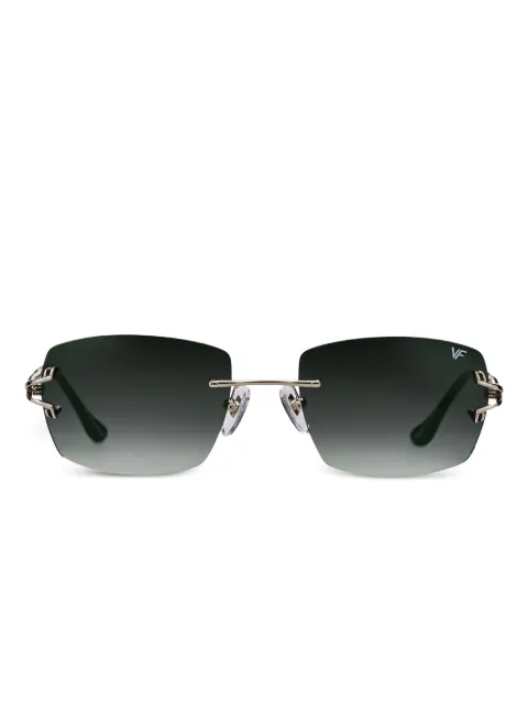 Vintage Frames Company Bal Harbour Rimless Drill Mount sunglasses Grey DMBL20028