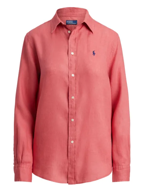 Polo Ralph Lauren classic fit linen shirt Red 211970730505