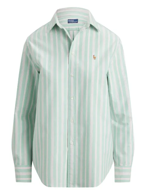 Polo Ralph Lauren classic fit striped cotton oxford shirt Green 211970739500