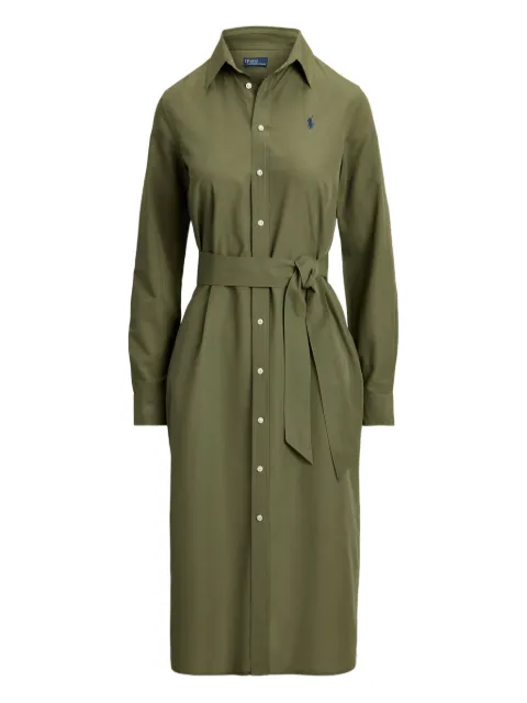 Polo Ralph Lauren Polo Pony belted shirt dress Green 211A96346001