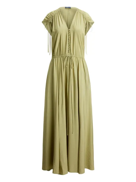 Polo Ralph Lauren V-neck maxi dress Green 211A96358001