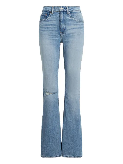 Polo Ralph Lauren ripped-detail flare jeans Blue 211969372001