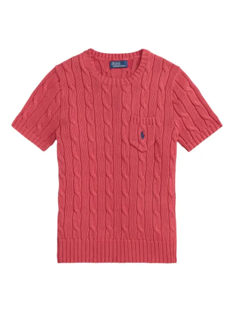 Polo Ralph Lauren cable-knit top Red 211971873502