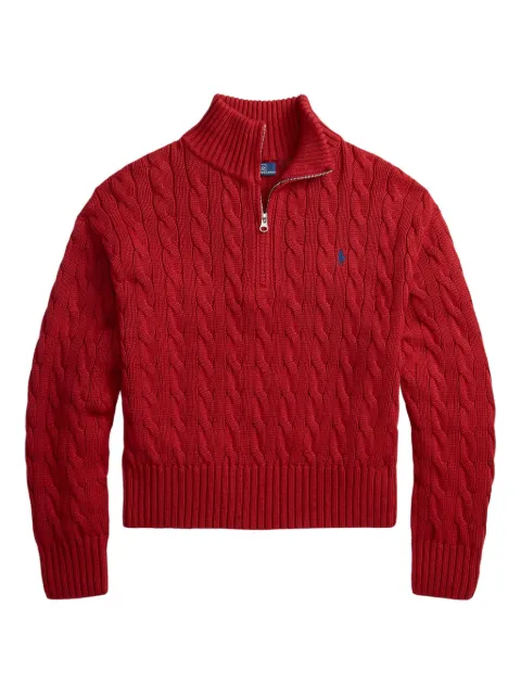 Polo Ralph Lauren Polo Pony cable-knit sweater Red 211963467501