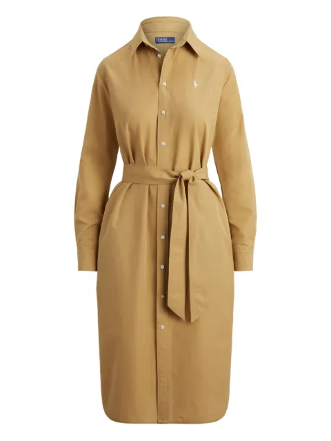 Polo Ralph Lauren Polo Pony belted shirt dress Neutrals 211A96346002