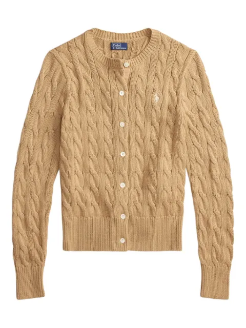 Polo Ralph Lauren cable-knit long-sleeve cardigan Neutrals 211971868502