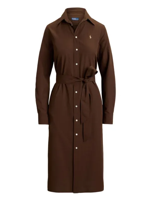 Polo Ralph Lauren Polo Pony long-sleeved dress Brown 211A96346003