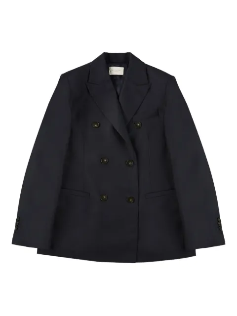 Montedoro double-breasted wool blazer Blue 6B1022N1166