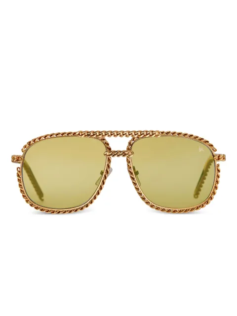 Vintage Frames Company Snatch Full Cuban Edition sunglasses Gold FCSN20002