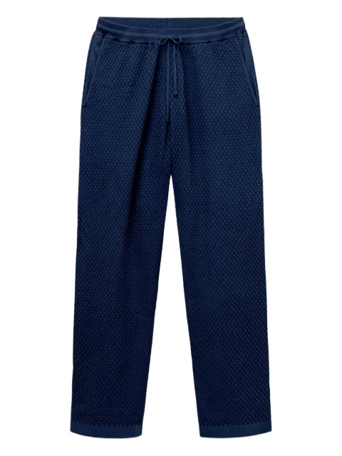 CHÉ textured drawstring trousers Blue 25509120