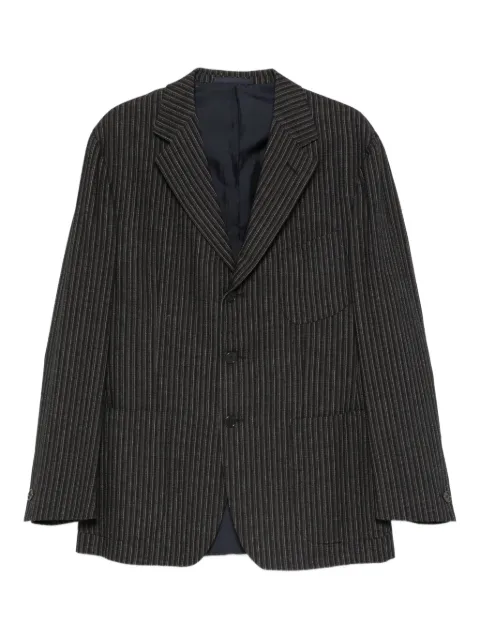 Romeo Gigli Pre-Owned 1990s striped jacket Blue RG350LP