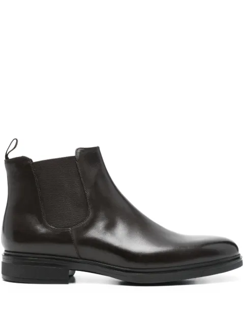 Corneliani pull-tab Chelsea boots Brown 262091403025TM28100