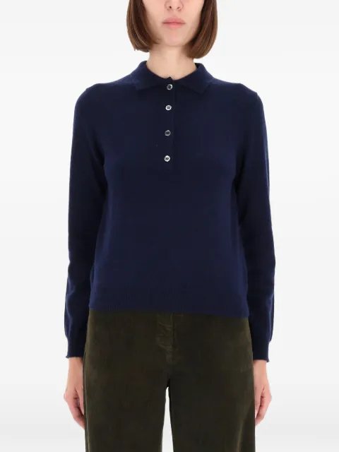 ASPESI buttoned sweater Blue 3306456701098