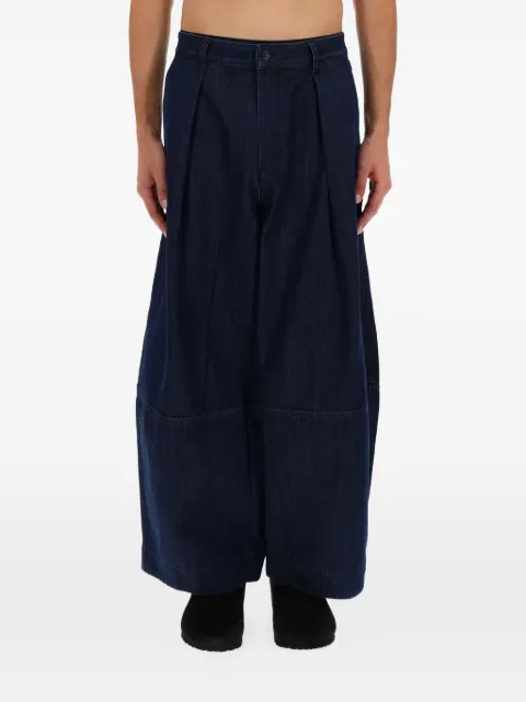 YMC pleated jeans Blue P4AZOINDIGO