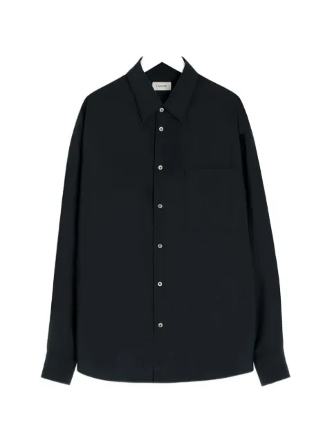 LEMAIRE patch-pocket shirt Grey SH1201LF1500
