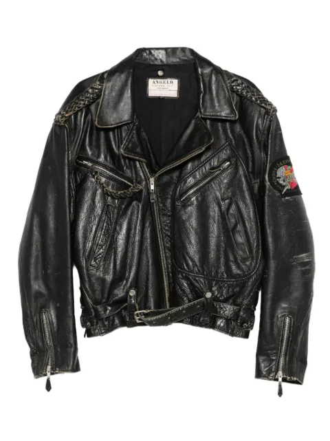 A.N.G.E.L.O. Vintage Cult 2000s leather jacket Black AN1200LN