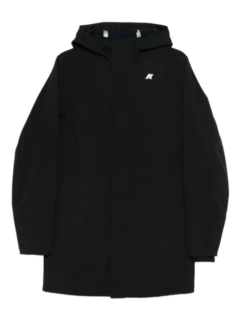 K-Way hooded coat Blue K7126UW