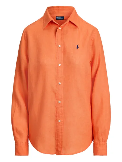 Polo Ralph Lauren button-fastening long-sleeve shirt Orange 211970730500