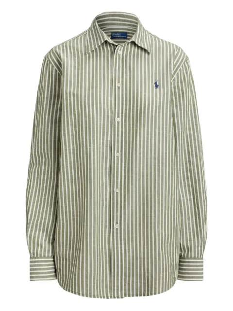 Polo Ralph Lauren striped long-sleeve shirt Green 211971514500