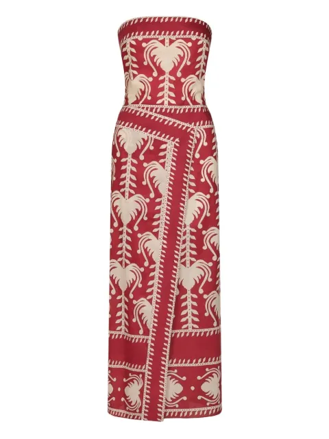 Johanna Ortiz Ancient Peru dress Red PT03451