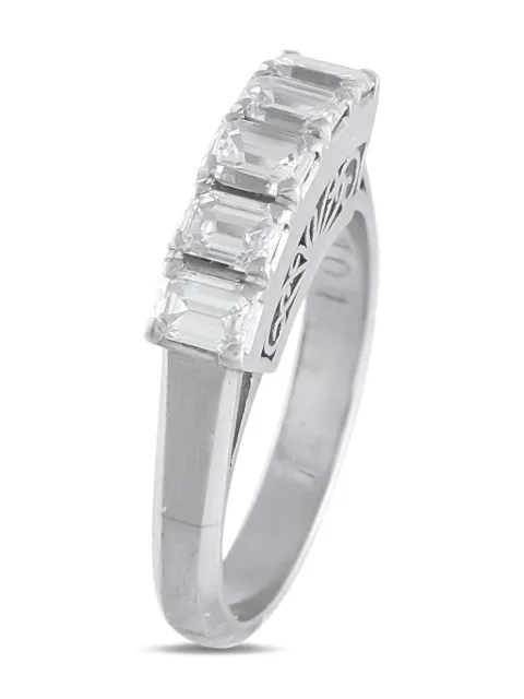 LB Exclusive platinum diamond ring Silver MF04092525