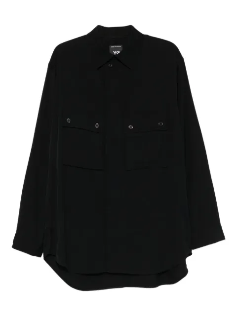 Y-3 buttoned pocket shirt Black JX7288