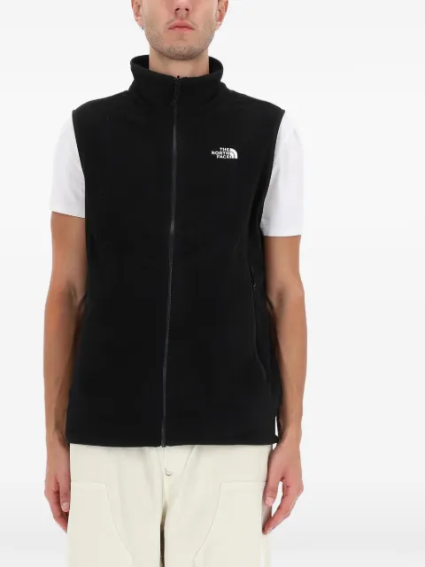 The North Face zip-up sleeveless sweatshirt Black NF0A8DQN