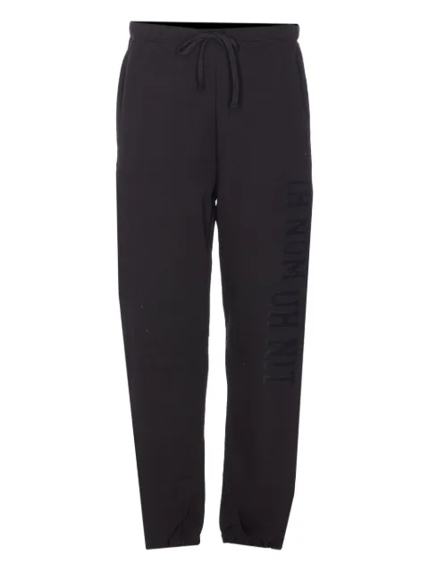 Ih Nom Uh Nit elasticised logo-patch track pants Black NUW25301999